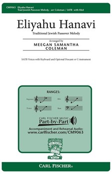Eliyahu Hanavi by Cole Meegan Samantha - Coleman Meegan - for SATB