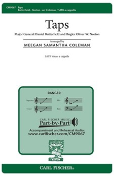 Taps by Cole Meegan Samantha - Coleman Meegan - for SATB a cappella