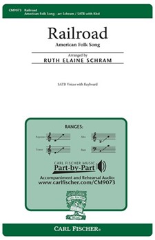Railroad by - Schram Ruth Elaine - for SATB