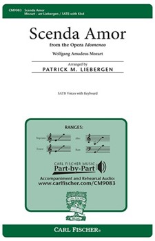 Scenda Amor by Mozart Wolfgang Amadeus - Liebergen Patrick M - for SATB