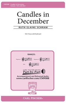 Candles In December by Schram Ruth Elaine for SSA