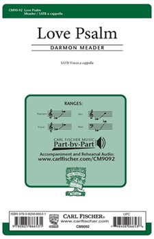 Love Psalm by Meader Darmon for SATB a cappella