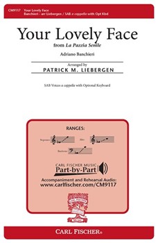 Your Lovely Face by Banchieri Adriano - Liebergen Patrick M - for SAB a cappella
