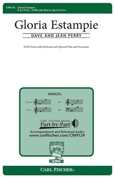 Gloria Estampie by Perry Dave and Jean for SATB