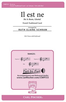 Il Est Ne by French Carol - Schram Ruth Elaine - for SSA