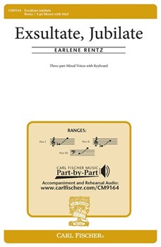 Exsultate Jubilate by Rentz Earlene for 3-Part Mixed