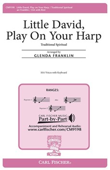 Little David Play On Your Harp by - Franklin Glenda - for SSA