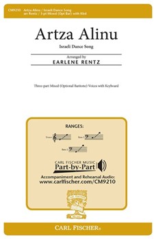 Artza Alinu by Israeli Dance Song - Rentz Earlene - for 3-Part Mixed