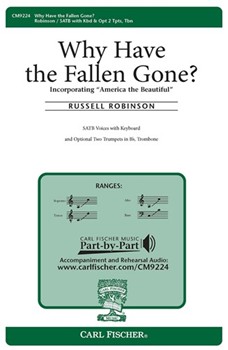 Why Have The Fallen Gone W/America The B by Ward and Robinson - Robinson and Ward - Russell Robinson for SATB
