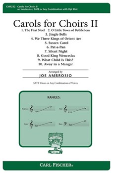 Carols For Choirs Ii by - Ambrosio Joe - for SATB