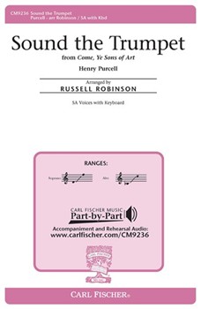 Sound The Trumpet by Purcell Henry - Robinson Russell L - for SA