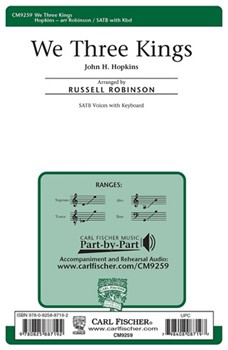 We Three Kings by Hopkins John Henry - Robinson Russell L - for SATB