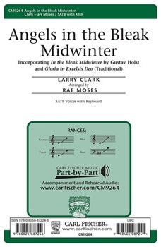 Angels In The Bleak Midwinter by Clark Larry - Clark and Moses - for SATB