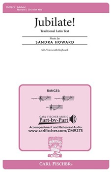 Jubilate by Howard Sandra for SSA