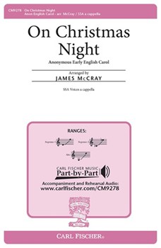 On Christmas Night by - McCray James - for SSA