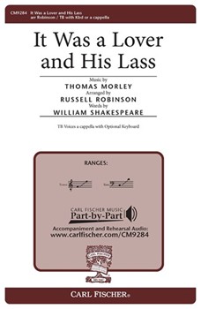 It Was A Lover & His Lass by Morley Thomas - Robinson Russell L - Shakespeare William for TB Secular