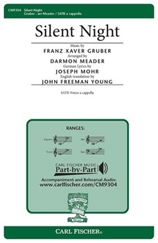 Silent Night by Gruber Franz - Meader Darmon - for SATB