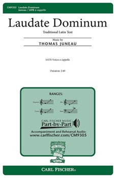 Laudate Dominum by Juneau Thomas for SATB
