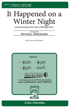 It Happened On A Winter Night by Willis Richard - Robinson Russell L - Edmund H. Sears for SATB