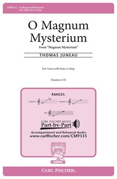 O Magnum Mysterium From "Magnum Mysterium" by Juneau Thomas for SSA