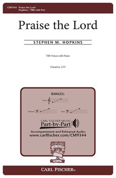 Praise the Lord by Hopkins Stephen for TBB