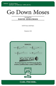 Go Down Moses by - Eddleman David - for SATB