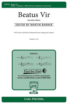 Beatus Vir by Mattei Stanislao for SATB