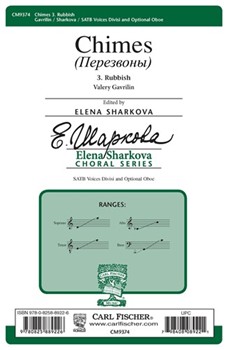 Chimes Mvt III - Rubbish On Reading V. Shukshyn Choral Symphony by Gavrilin Valery for SATB divisi