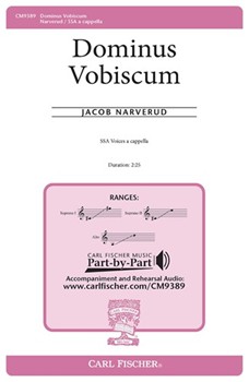 Dominus Vobiscum by Narverud Jacob J for SSA a cappella