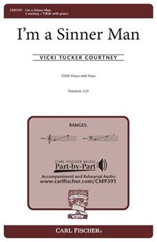 I'm a Sinner Man by Courtney Vicki Tucker Parker John D. for TBB and Piano