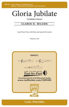 Gloria Jubilate by Wilson Claren for SAB and Piano