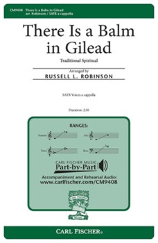 There Is a Balm in Gilead by - Robinson Russell L - for SATB a cappella