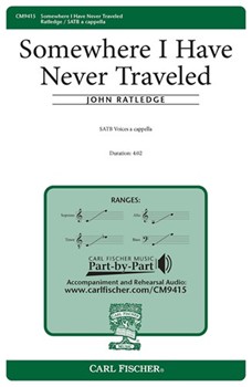Somewhere I Have Never Traveled by Ratledge John Thomas H Troeger for SATB a cappella
