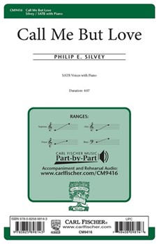 Call Me But Love by Silvey Philip Shakespeare William for SATB