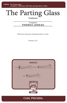 Parting Glass by - Juneau Thomas Steve - for TBB and Piano