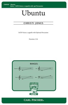 Ubuntu by Jones Christi for SATB a cappella