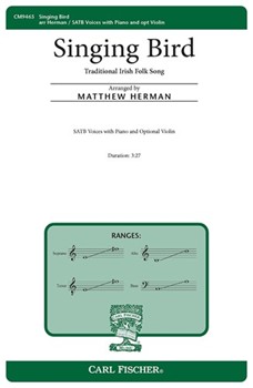 Singing Bird by - Herman Matthew - for SATB and Piano
