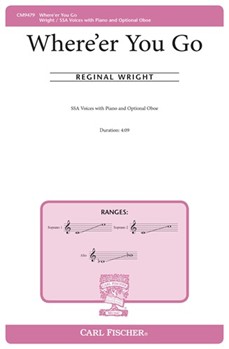 Where'er You Go by Wright Reginal for SSA and Piano (Ruth 1:16)