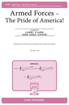 Armed Forces - The Pride of America by Various - Clark and Gilpin - for SSA(A) and Piano