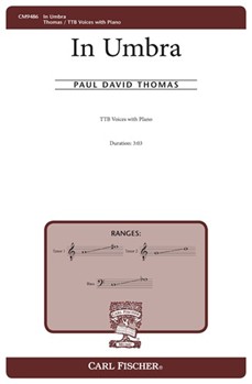 In Umbra by Thomas Paul David Cicero's Tuscalen Di for TTB and Piano