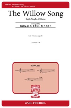 Willow Song by Vaughan Williams Ralph - Moore Donald - William Shakespeare for SAB a cappella