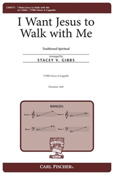 I Want Jesus to Walk with Me by Gibbs Stacey V - Gibbs Stacey V - for TTBB