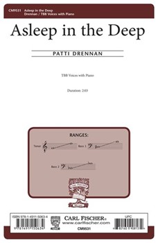 Asleep in the Deep by Drennan Patti Arthur J Lamb for TBB and Piano