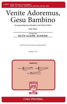 Venite Adoremus - Gesu Bambino by Martens Yon Wade - Schram Ruth Elaine - for S(A)B and Piano