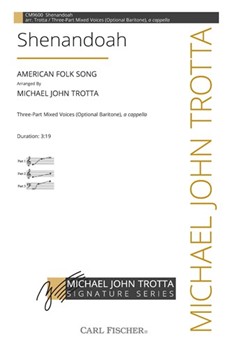 Shenandoah by American Folk Song - Trotta Michael John - for 3-Part Mixed a cappella (American Folk Song)