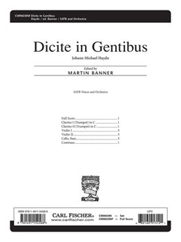 Dicite in Gentibus by Haydn Michael for