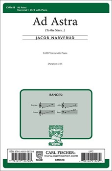 Ad Astra - To the Stars by Narverud Jacob J State Motto - Kansas for SATB and Piano