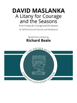 A Litany for Courage and the Seasons from A Litany for Courage and the Seasons