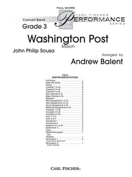 Washington Post by Sousa John Philip - Balent Andrew - for Full Score
