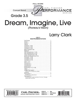 Dream Imagine Live (Thoreau's Vision) by Clark Larry for Full Score